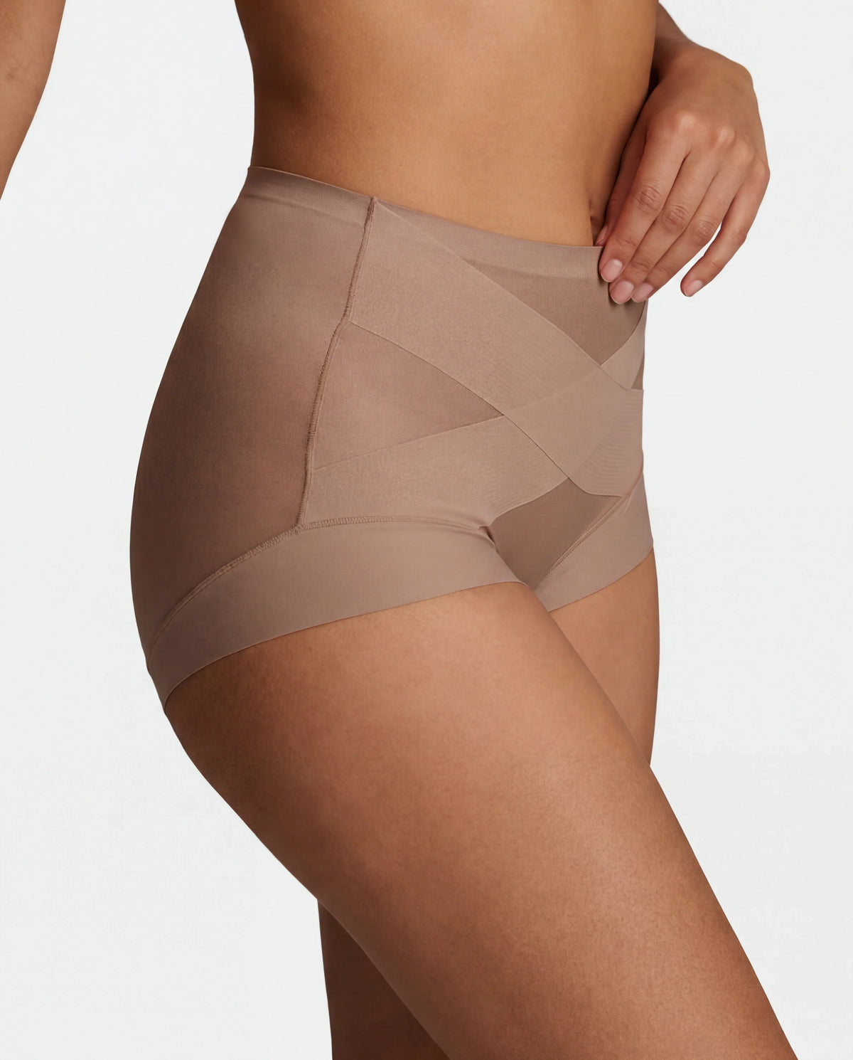 6-Pack High-Waist Cross-Compression Shaping Panties